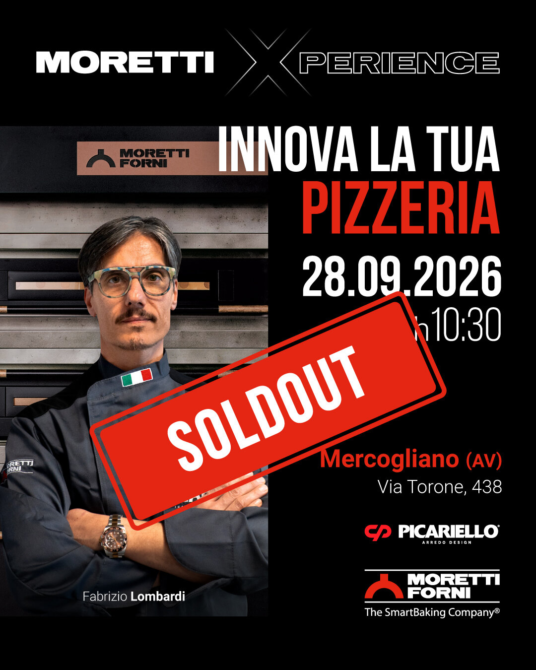 09 28 Invito Moretti Xperience Picariello Lombardi Soldout